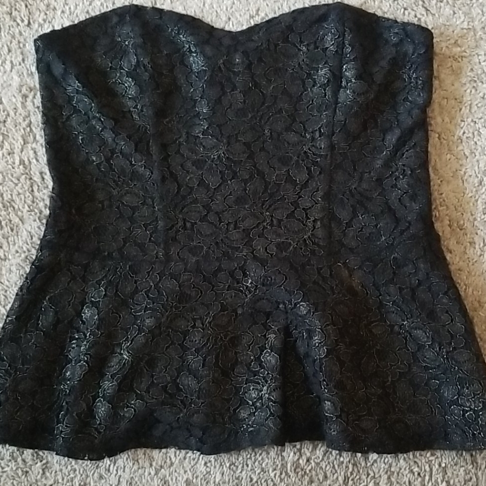 Lace bustier